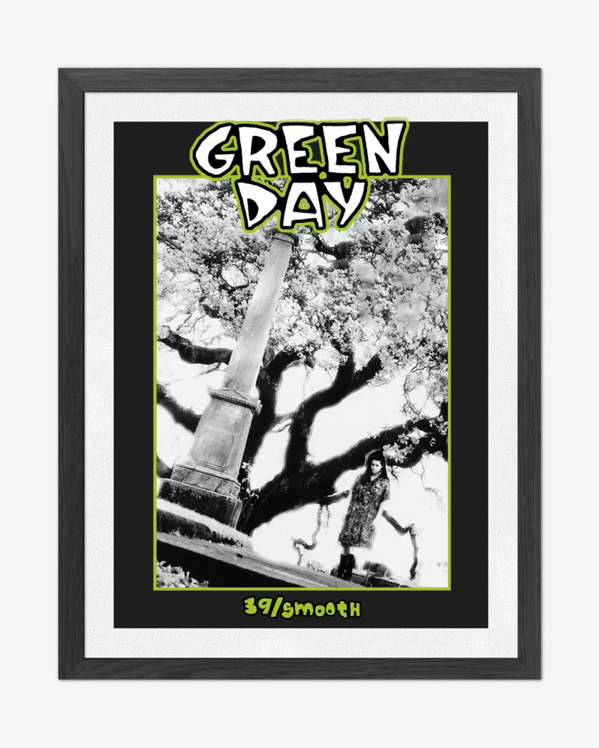 Cuadro decorativo Negro de Green Day 39 Smooth