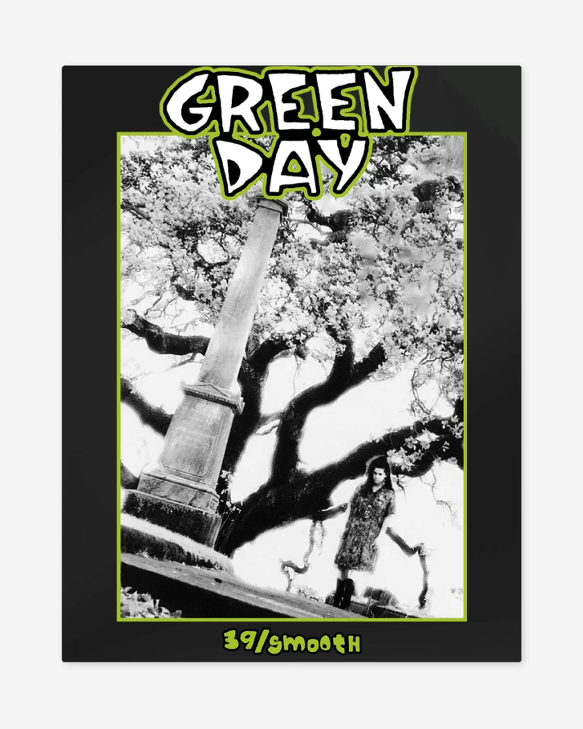 Print metalico Negro de Green Day 39 Smooth