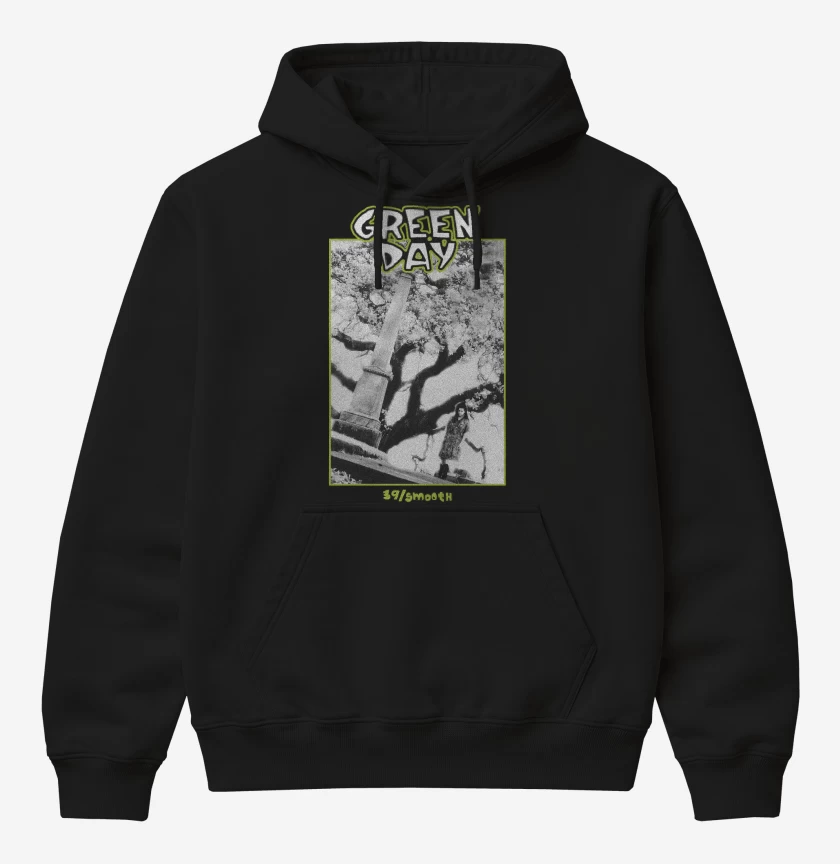 Poleron Canguro básico Negro de Green Day 39 Smooth
