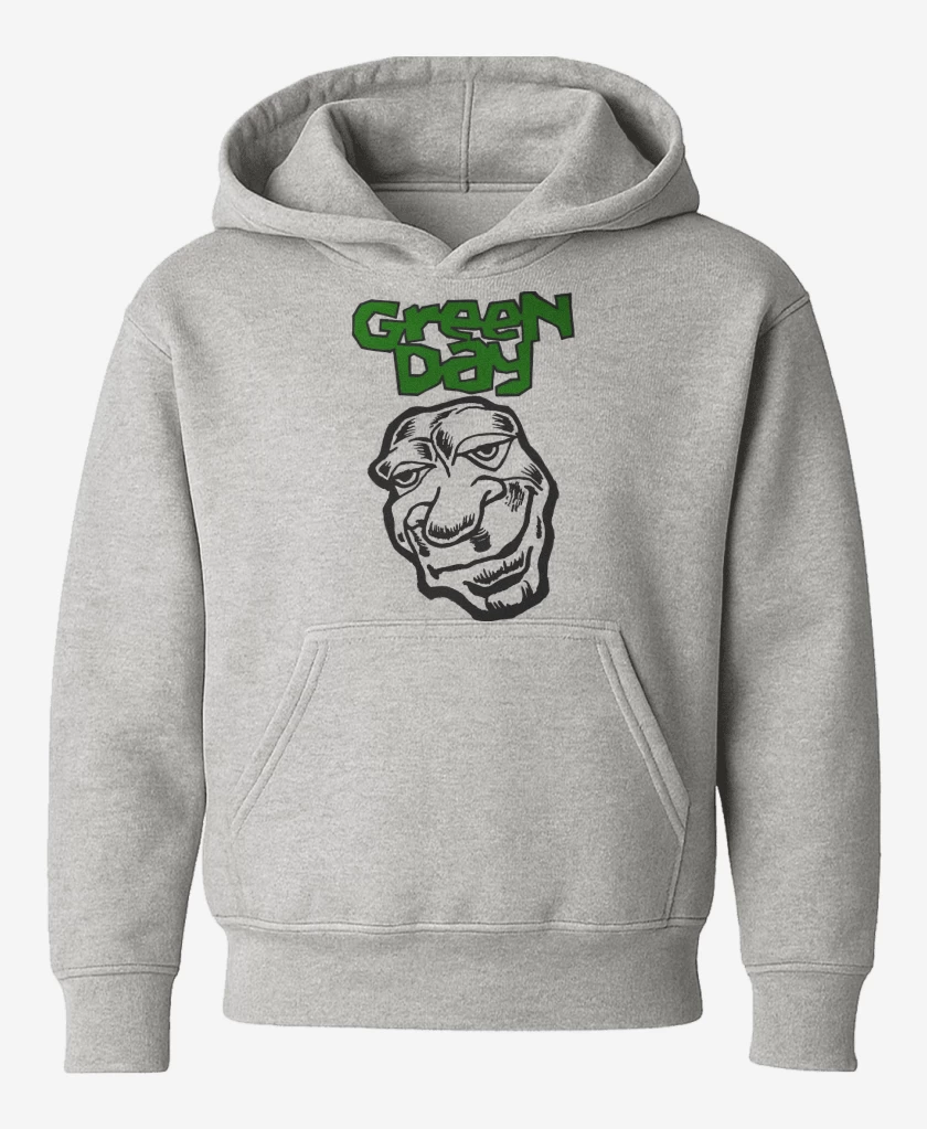 Poleron de niño Gris Melange de Green Day Face