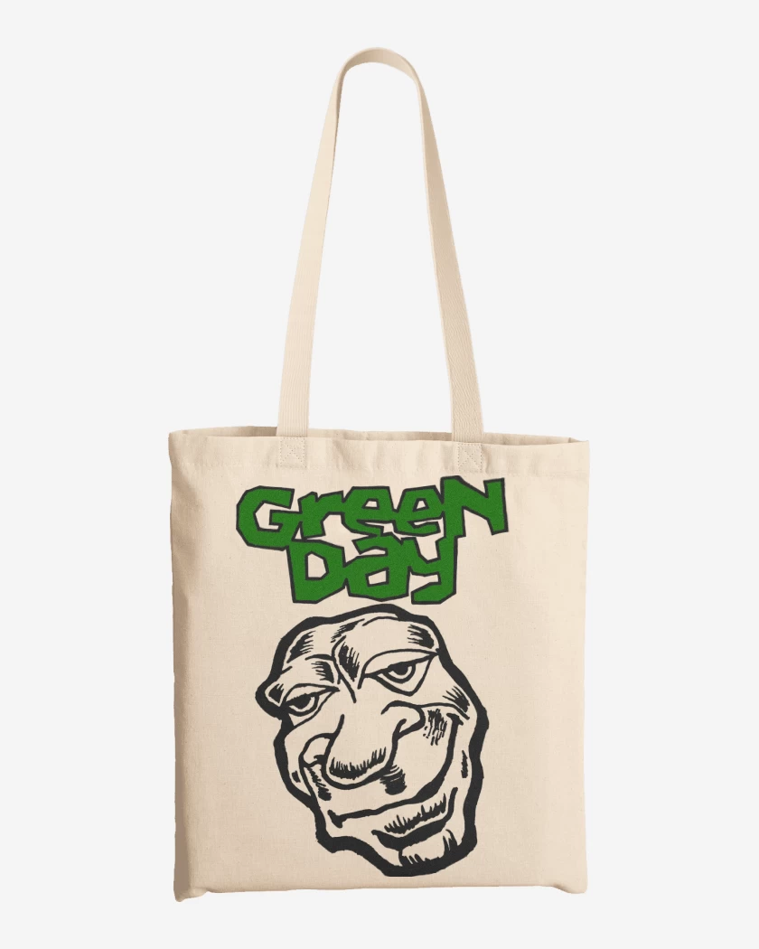 Totebag Green Day Face