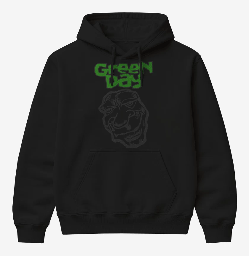 Poleron Canguro básico Negro de Green Day Face