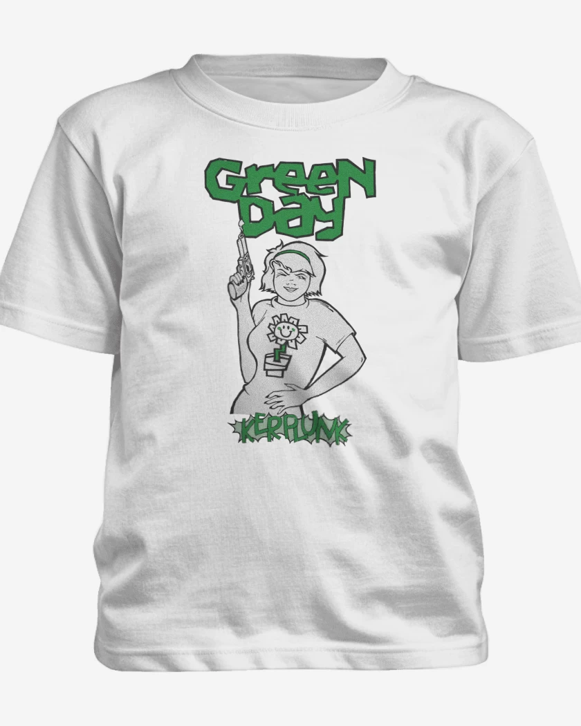 Polera de niño Blanco de Green Day Kerplunk