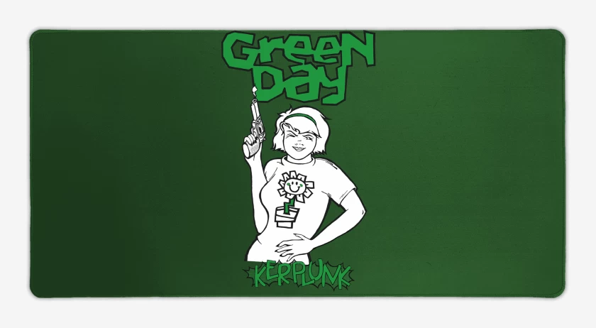Mouse pad Gamer Verde jade de Green Day Kerplunk