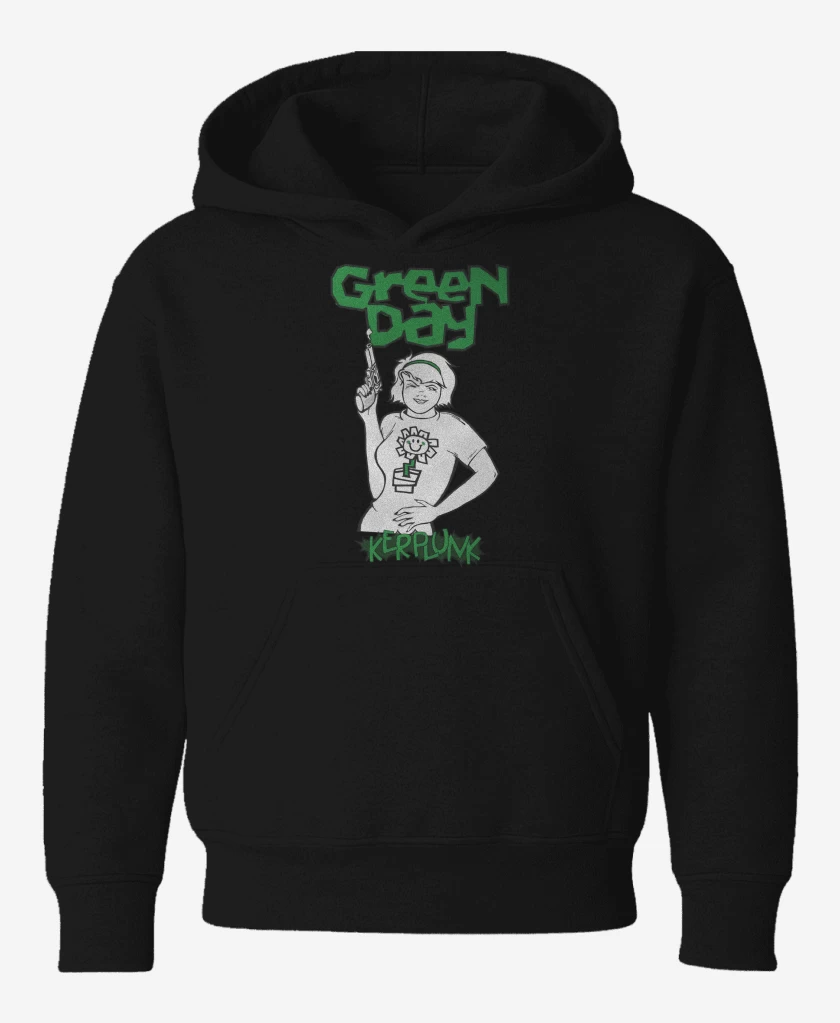 Poleron de niño Negro de Green Day Kerplunk