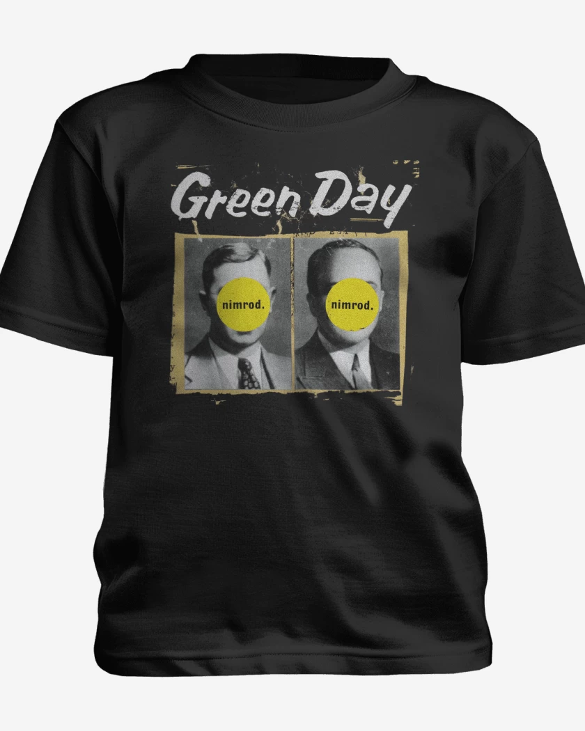 Polera de niño Negro de Green Day Nimrod