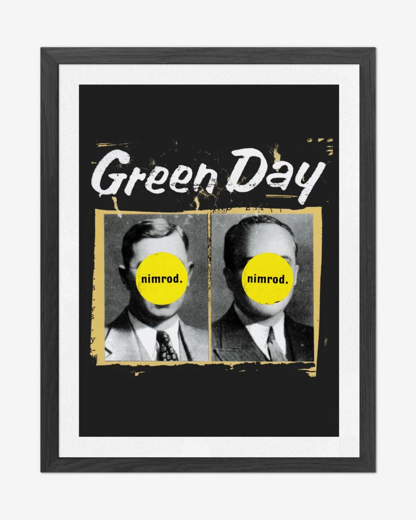 Cuadro decorativo Negro de Green Day Nimrod