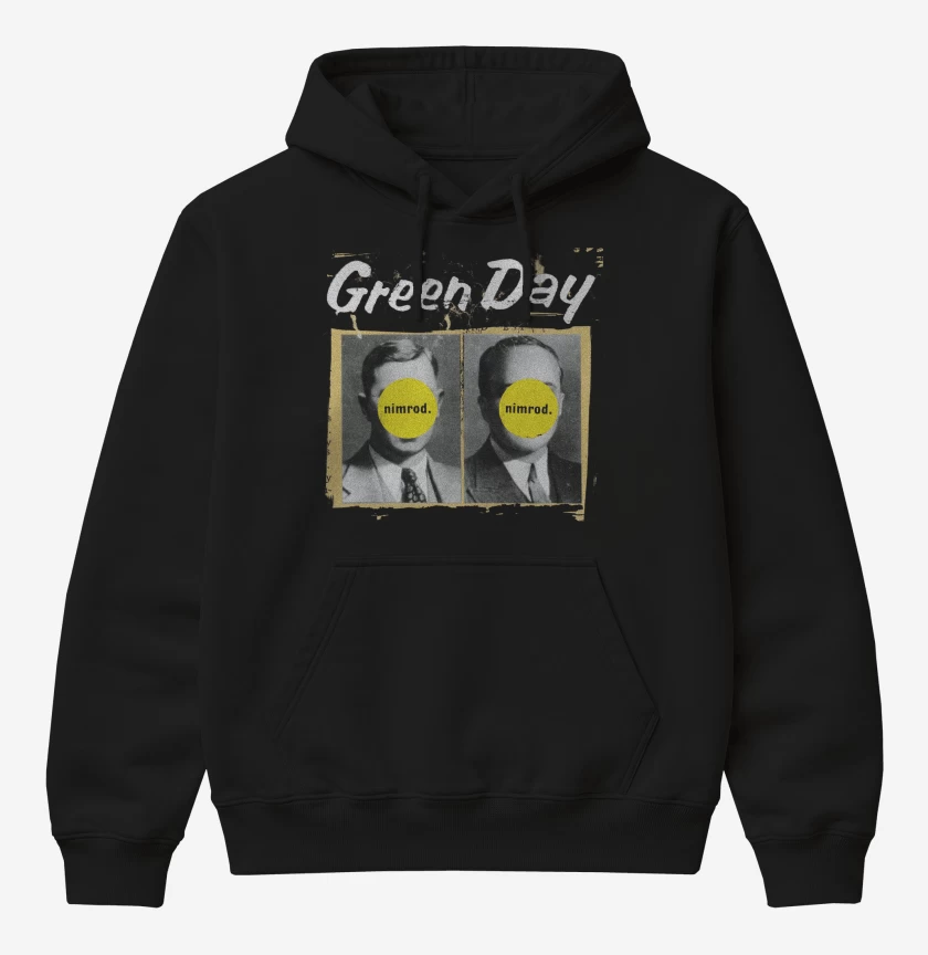 Poleron Canguro básico Negro de Green Day Nimrod