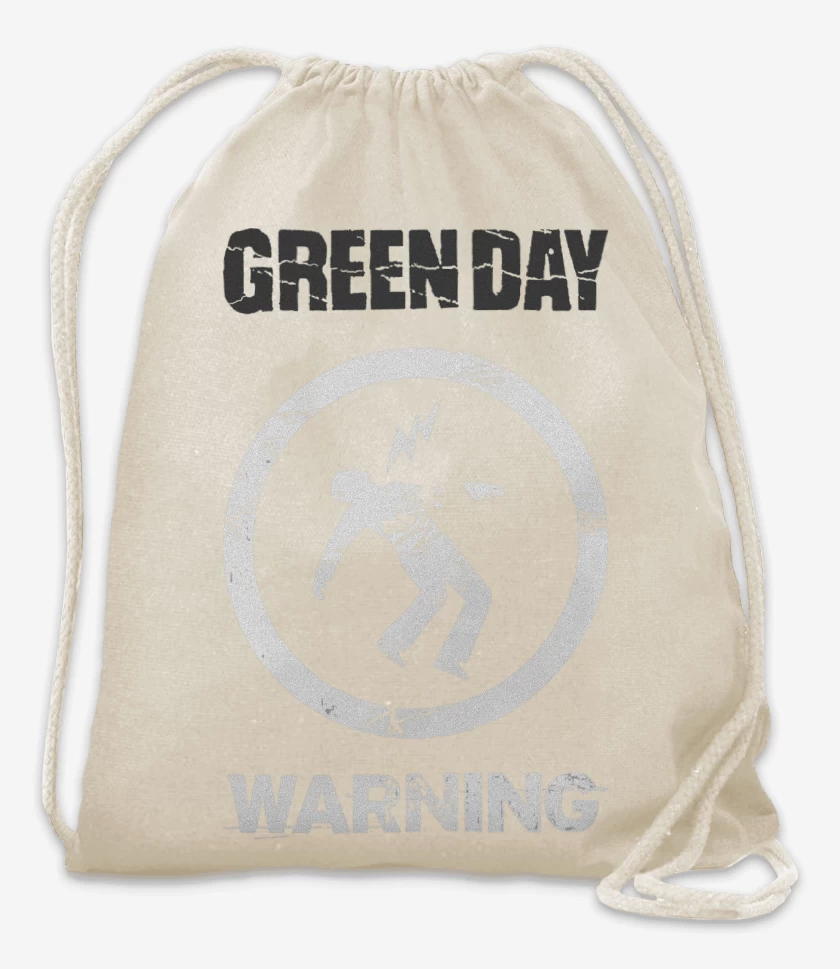 Mochila Blanco de Green Day Warning