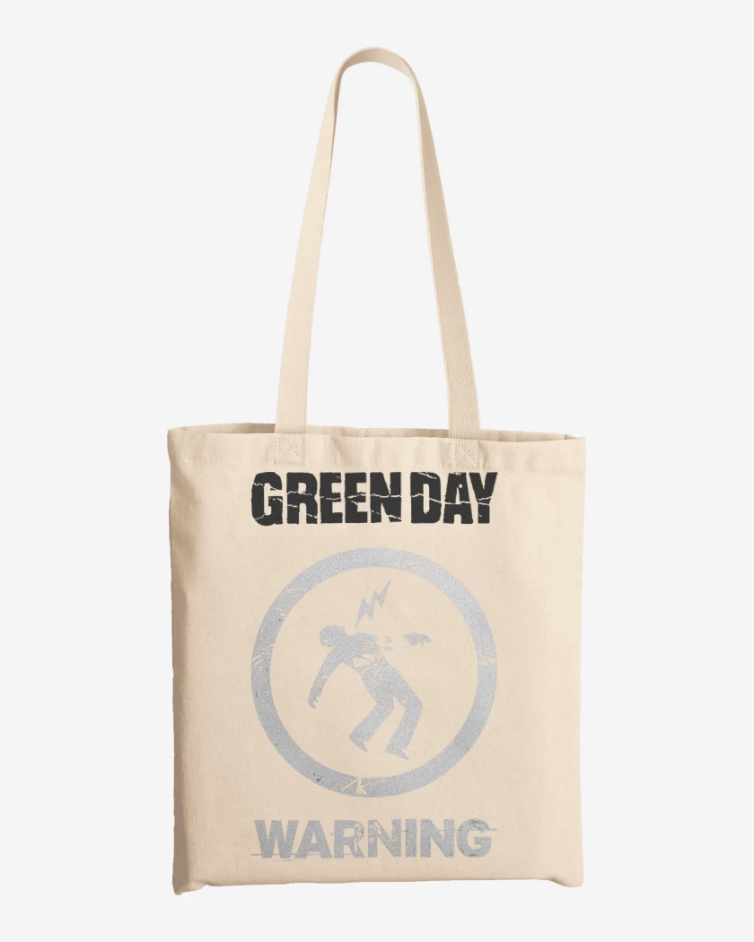 Totebag Green Day Warning