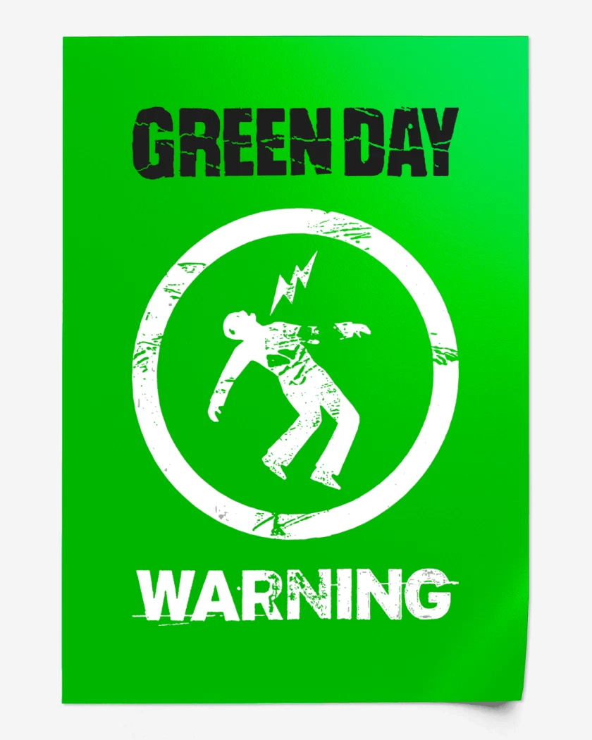 Print Green Day Warning