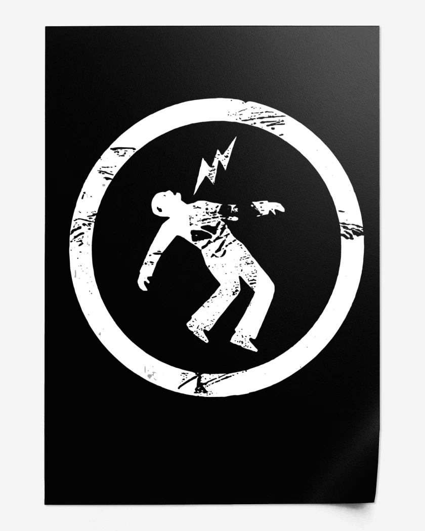 Print Green Day Warning Logo