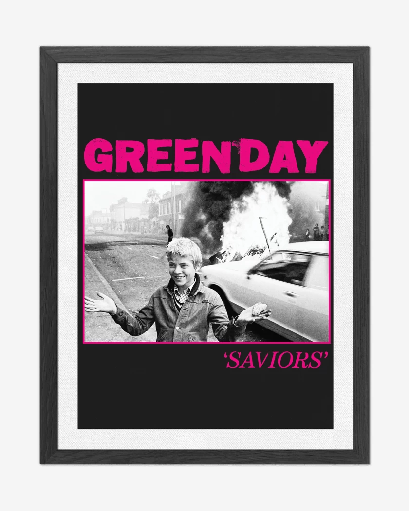 Cuadro decorativo Green Day Saviors