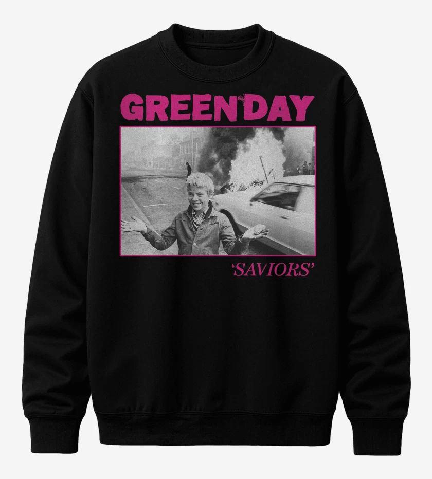Poleron polo Green Day Saviors