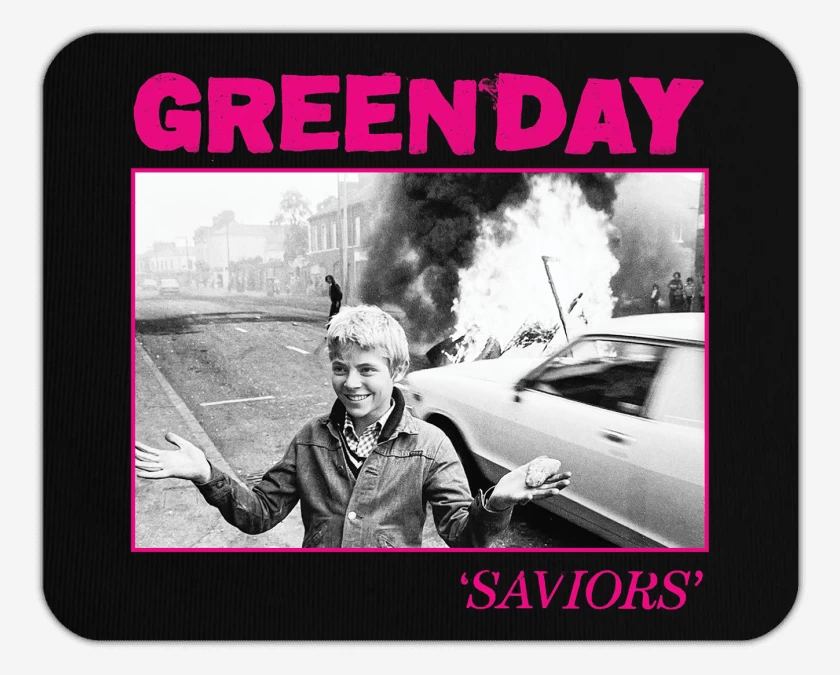 Mousepad Green Day Saviors