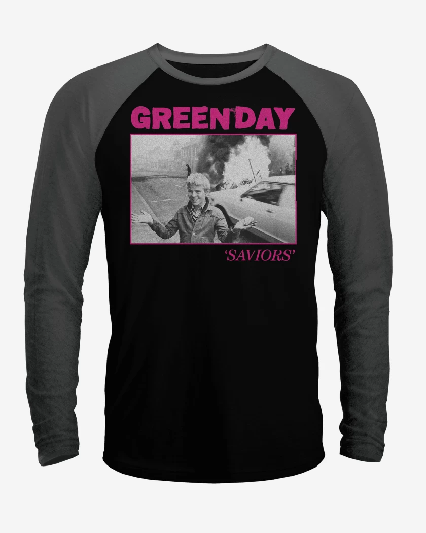 Polera Raglan Green Day Saviors