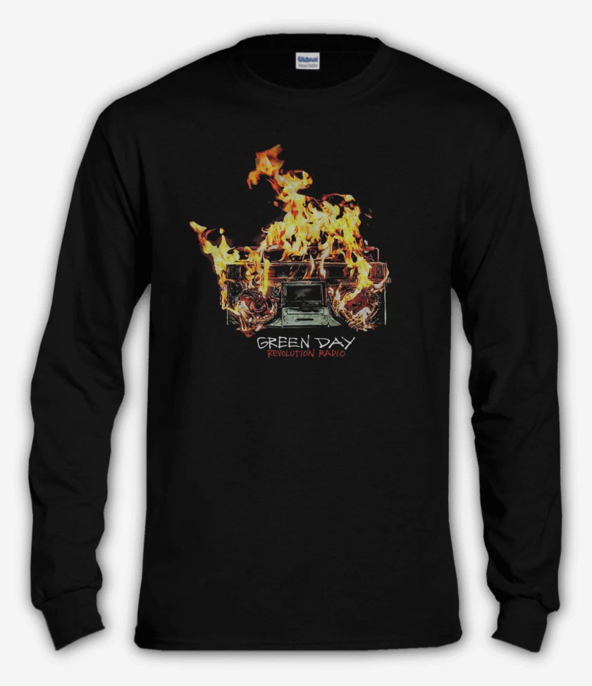 Polera manga larga Green Day Revolution Radio