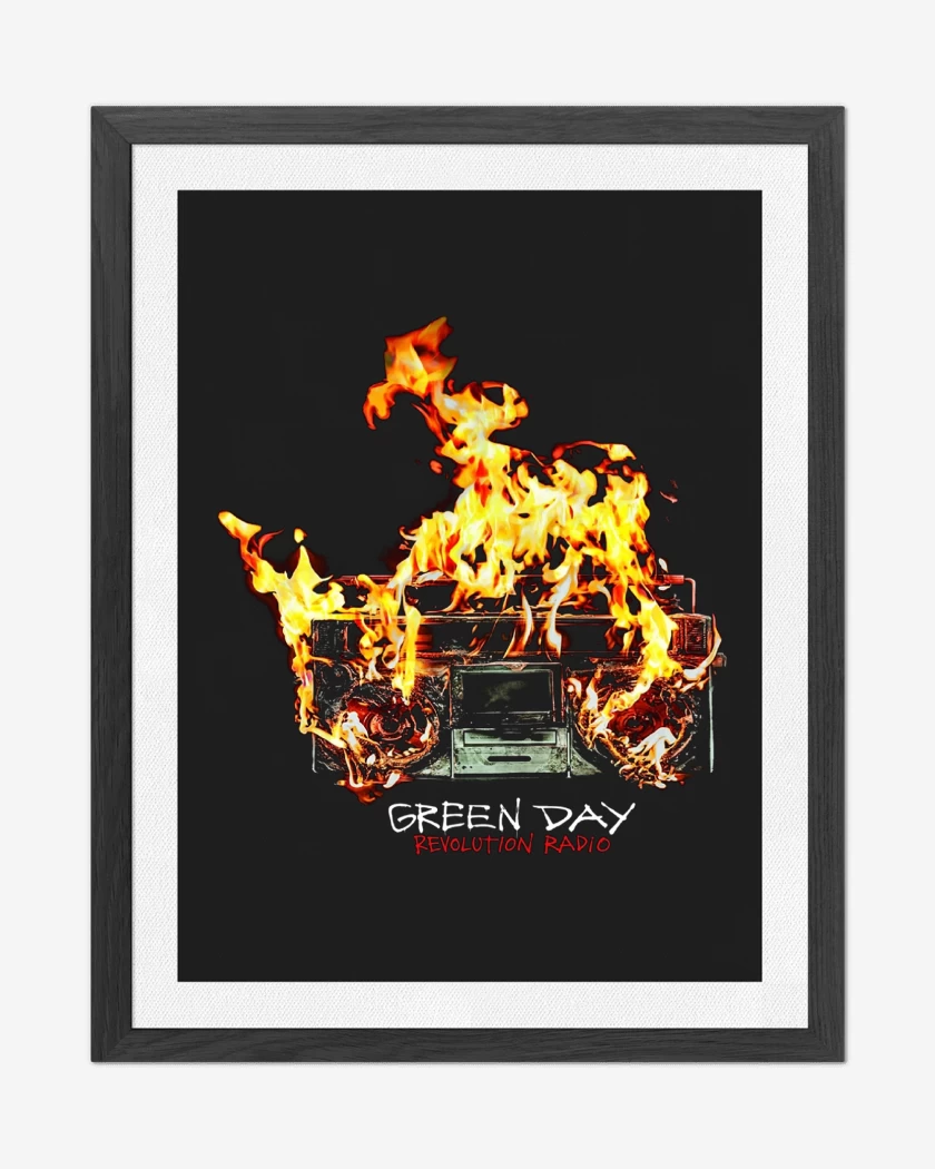 Cuadro decorativo Green Day Revolution Radio