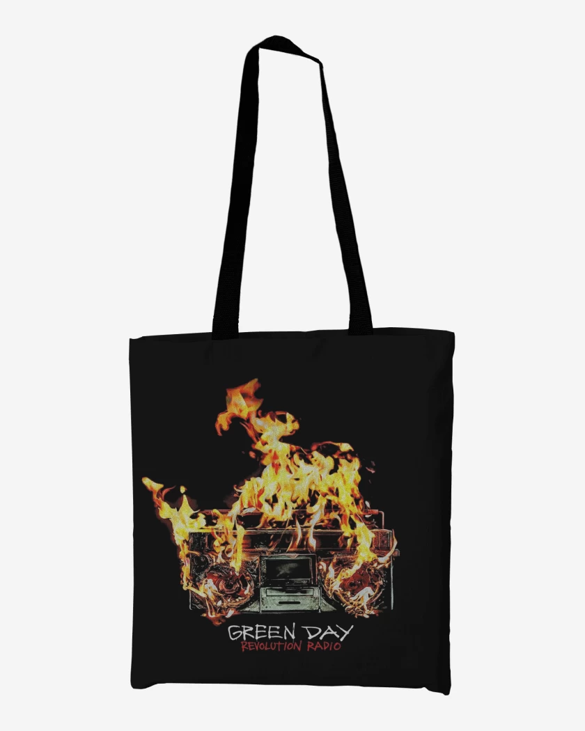 Totebag Green Day Revolution Radio