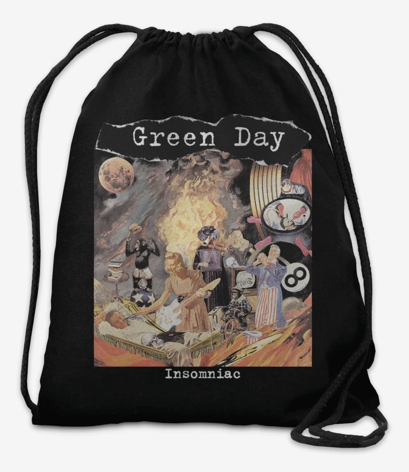 Mochila Negro de Green Day Insomniac