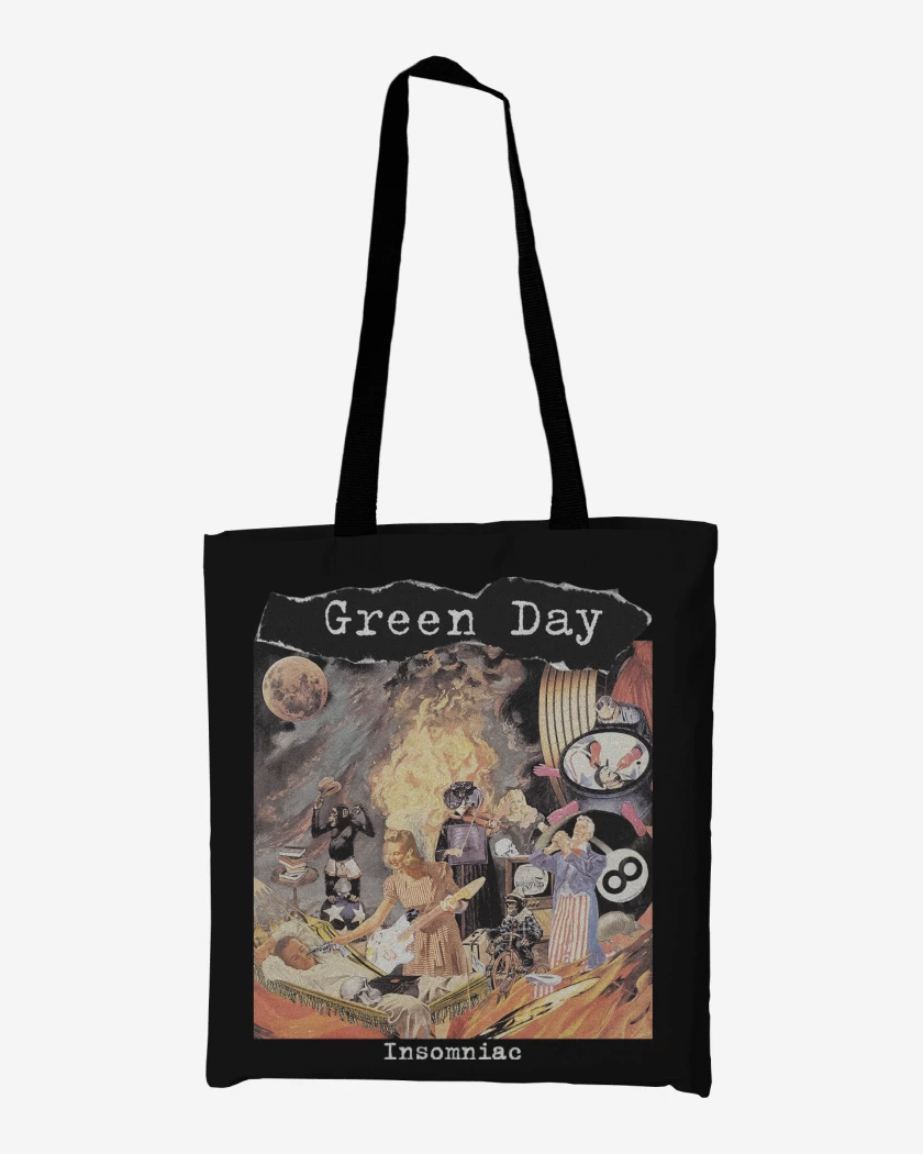 Totebag Green Day Insomniac