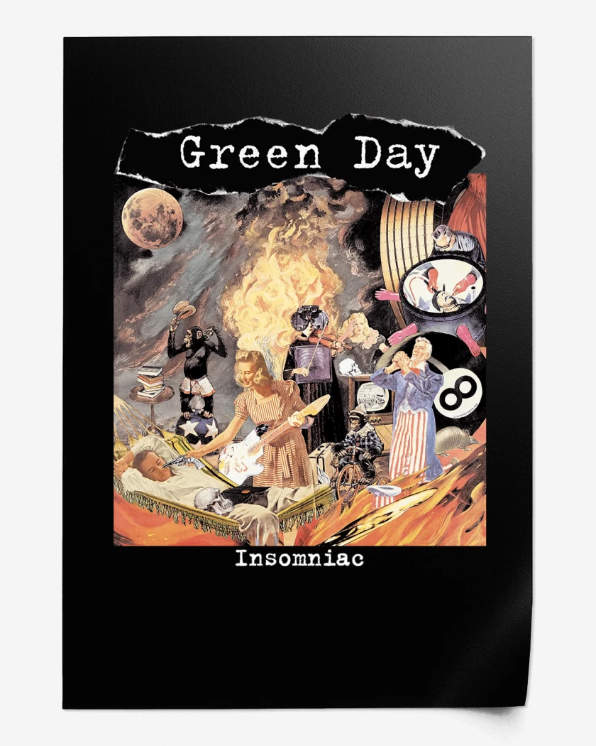 Print Green Day Insomniac
