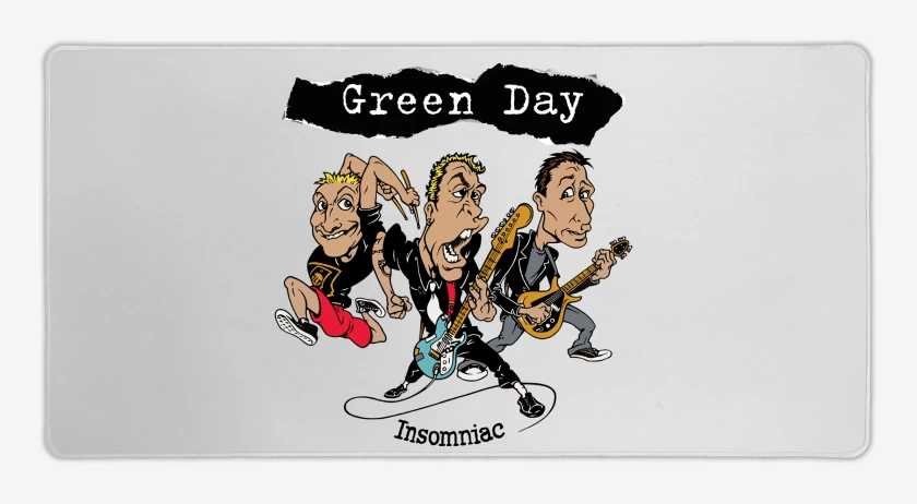 Mouse pad Gamer Green Day Insomniac Band