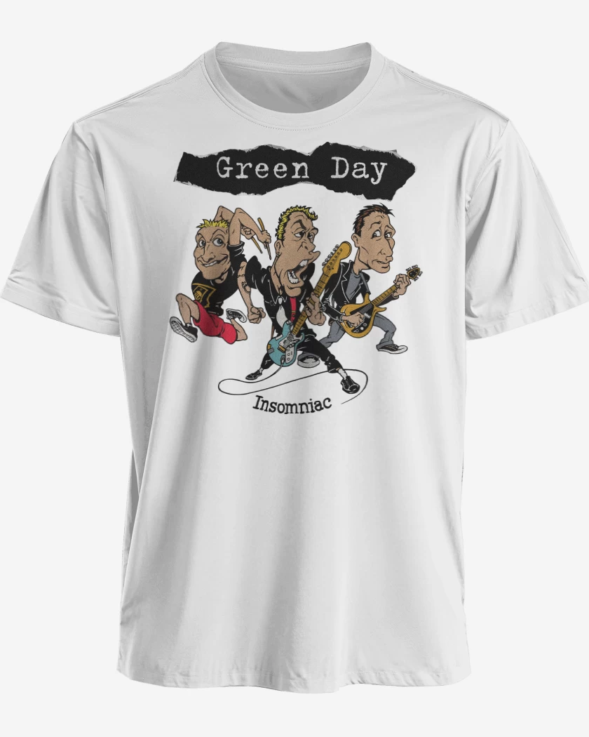 Polera Green Day Insomniac Band