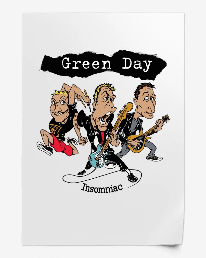 Print Green Day Insomniac Band
