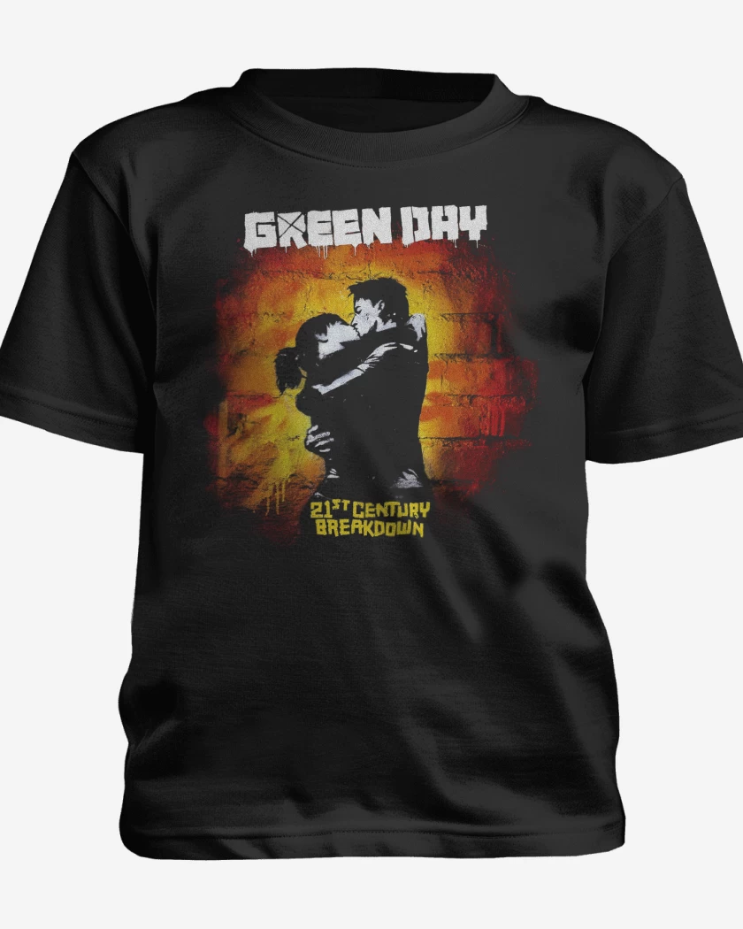 Polera de niño Negro de Green Day 21 Century Breakdown