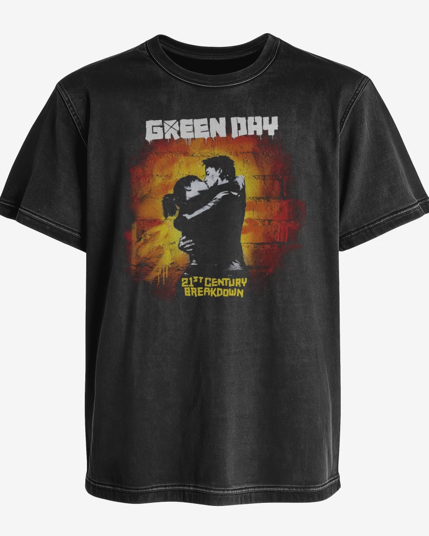 Polera desgastada Green Day 21 Century Breakdown