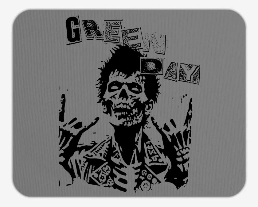 Mousepad Green Day Zombie Punk