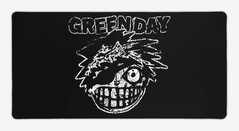 Mouse pad Gamer Negro de Green Day Bastard