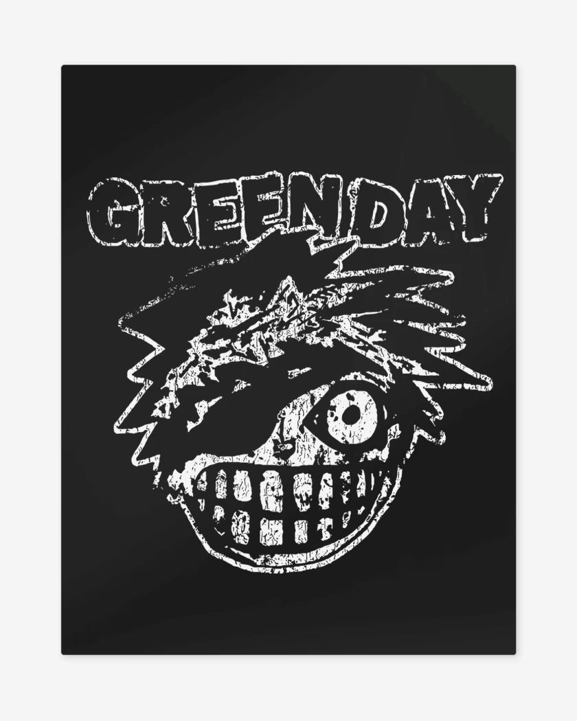 Print metalico Negro de Green Day Bastard