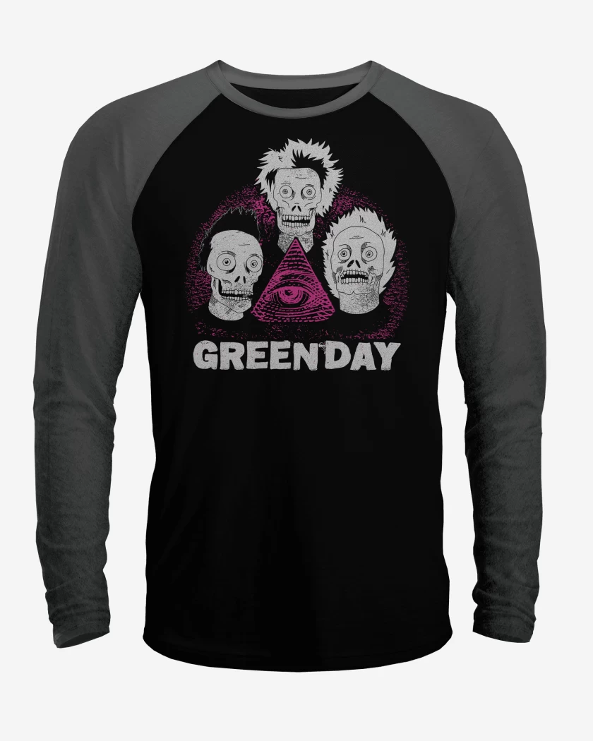 Polera Raglan Green Day Zombie Saviors
