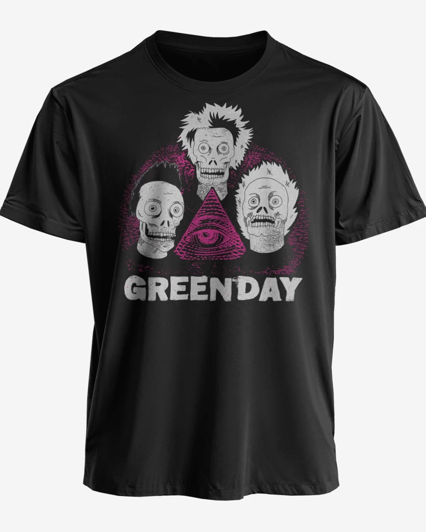 Polera premium Negro de Green Day Zombie Saviors