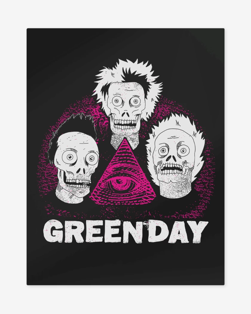 Print metalico Green Day Zombie Saviors