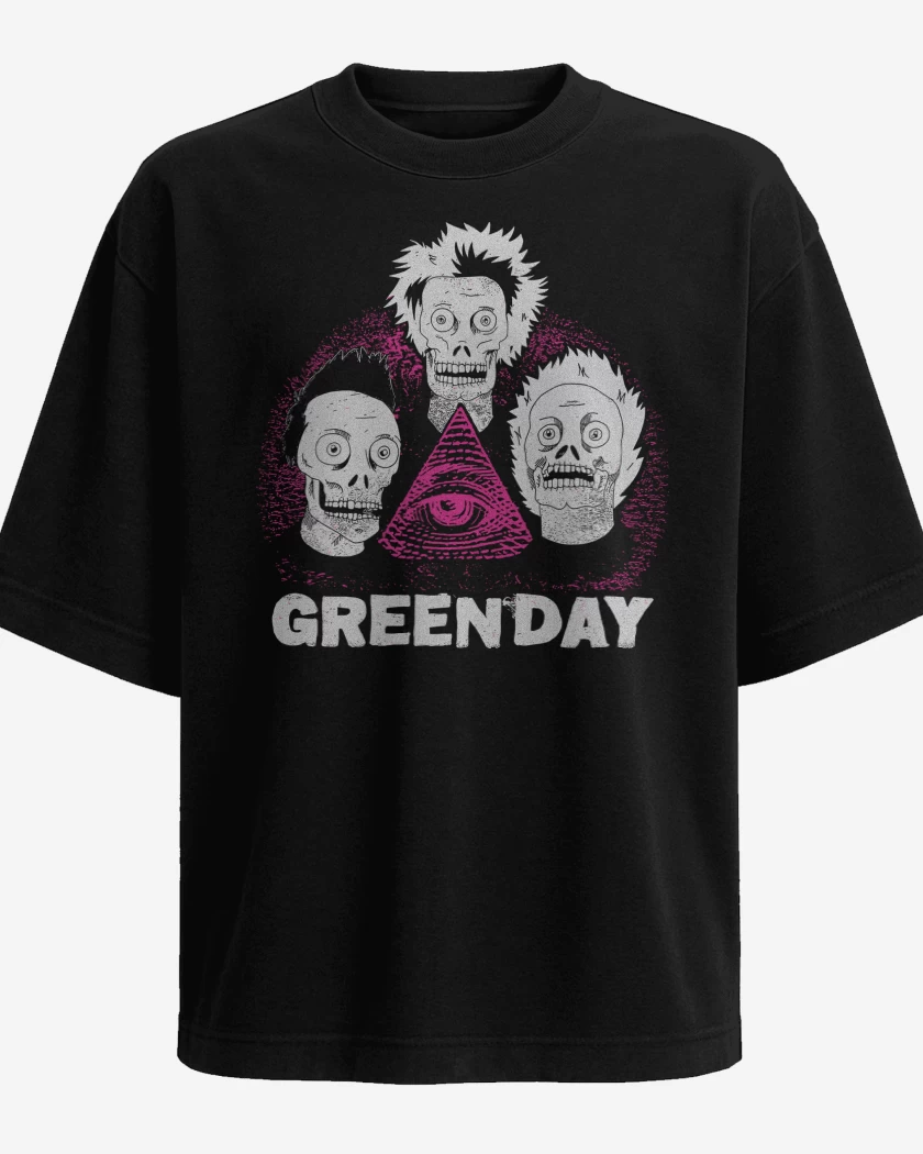 Polera Oversize Green Day Zombie Saviors