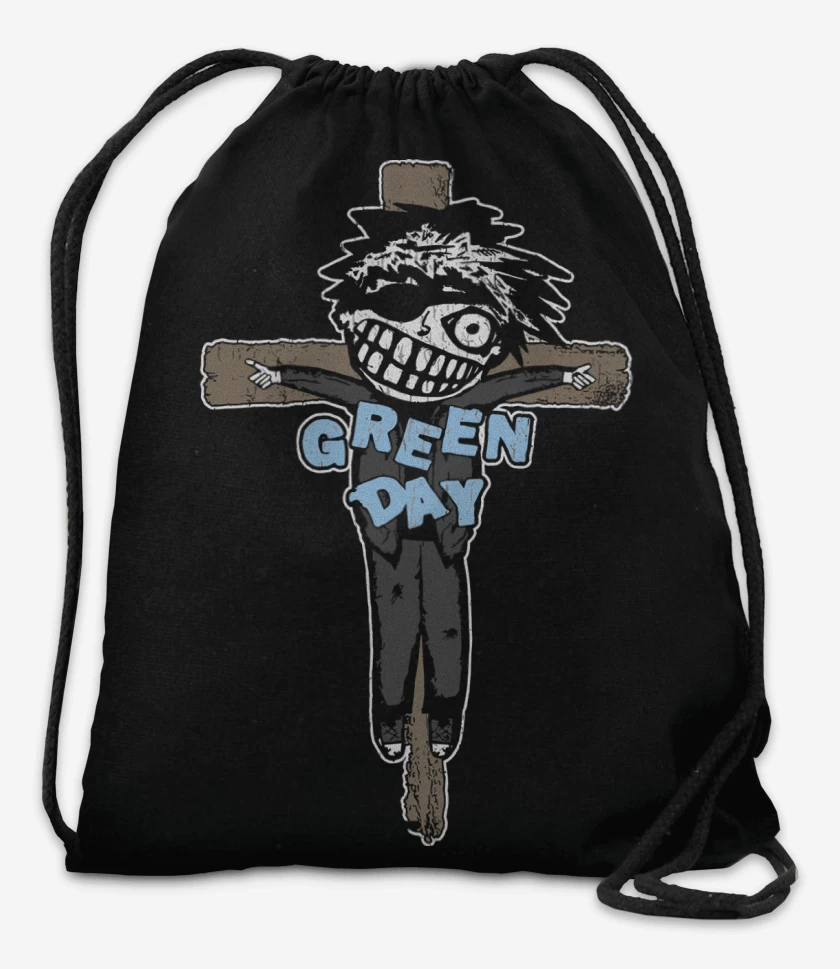Mochila Negro de Green Day Crucified