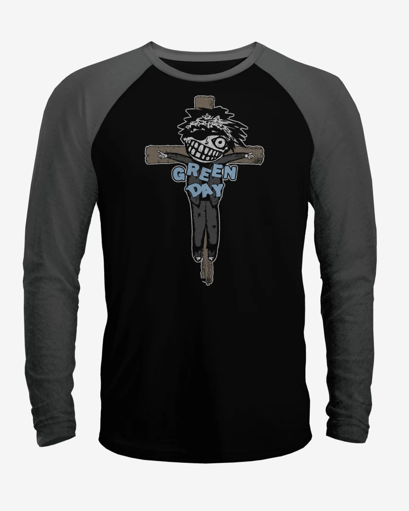 Polera Raglan Green Day Crucified