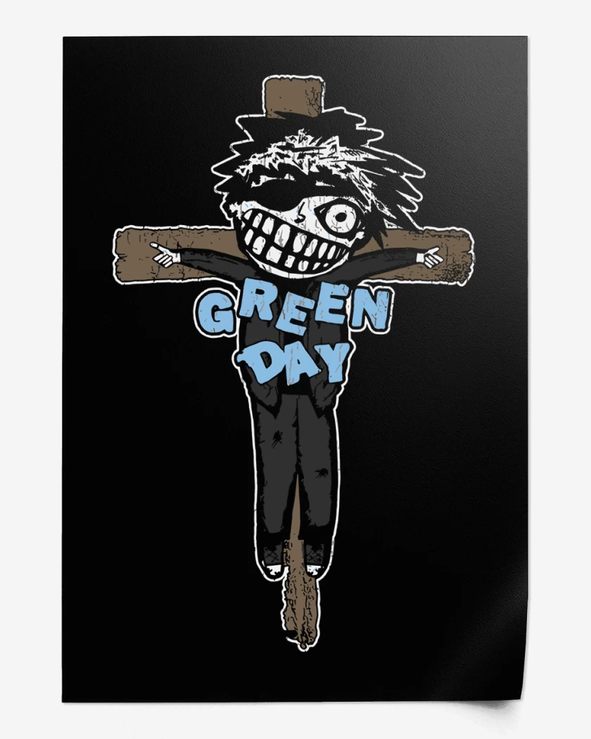 Print Green Day Crucified