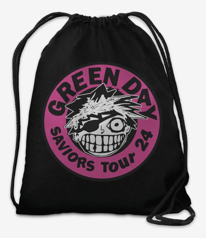 Mochila Negro de Green Day Saviors Tour 24