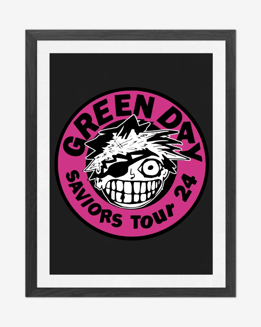 Cuadro decorativo Green Day Saviors Tour 24