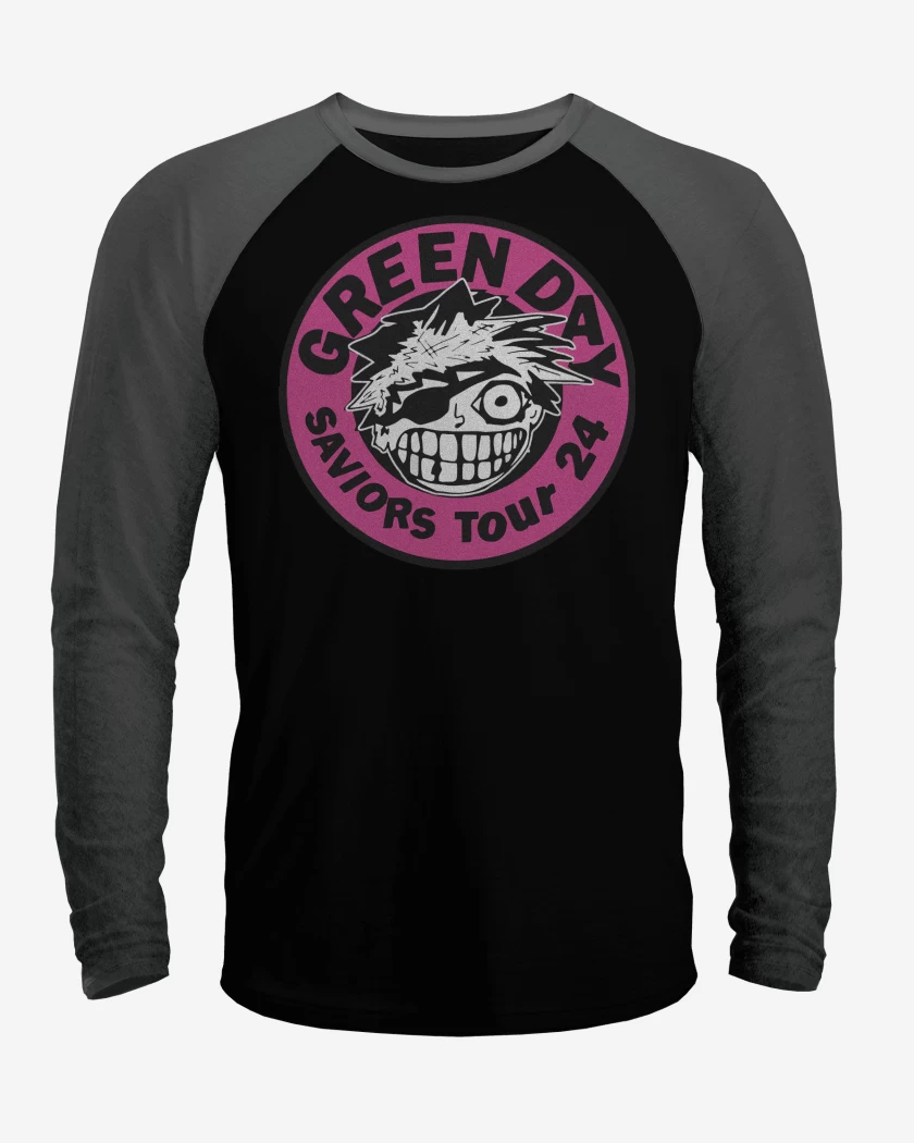Polera Raglan Green Day Saviors Tour 24