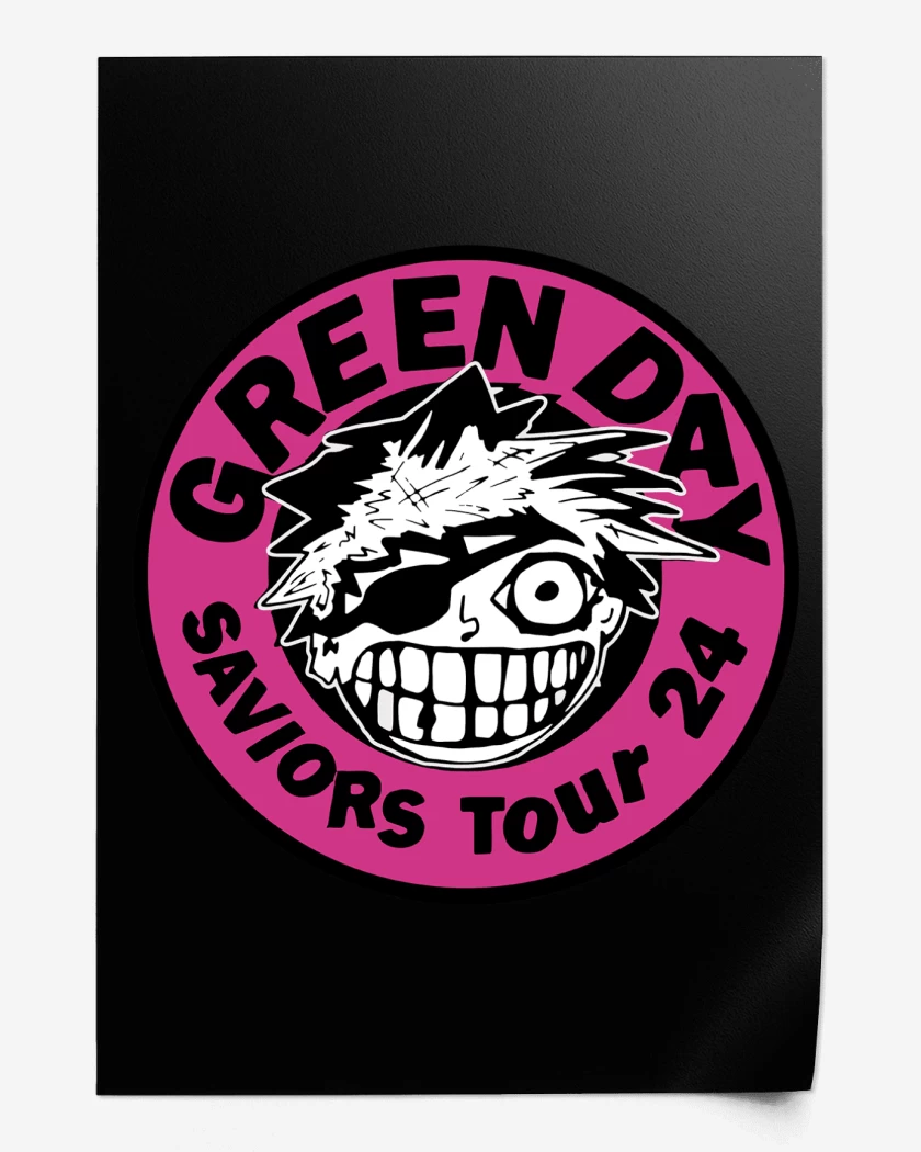 Print Green Day Saviors Tour 24