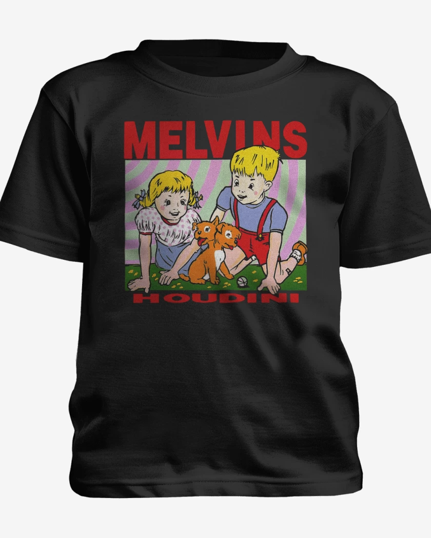 Polera de niño Negro de Melvins Houdini