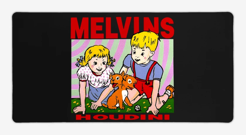 Mouse pad Gamer Negro de Melvins Houdini