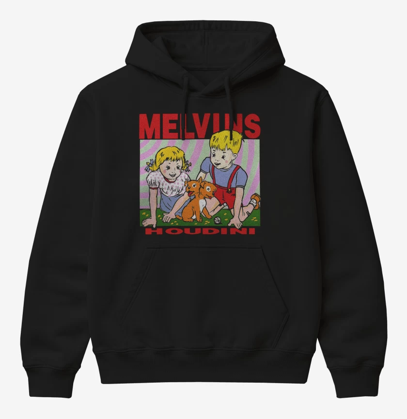 Poleron Canguro básico Negro de Melvins Houdini