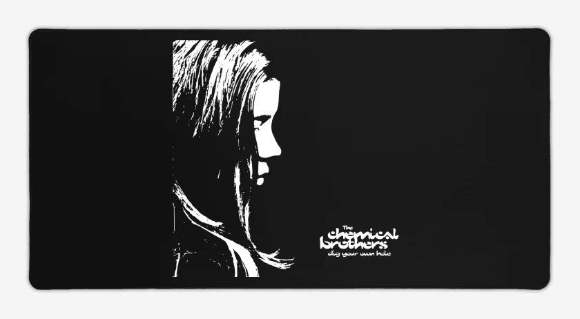 Mouse pad Gamer Negro de Dig your own hole