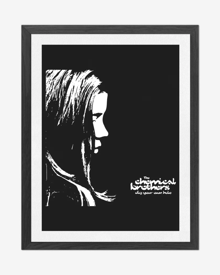 Cuadro decorativo Negro de Dig your own hole